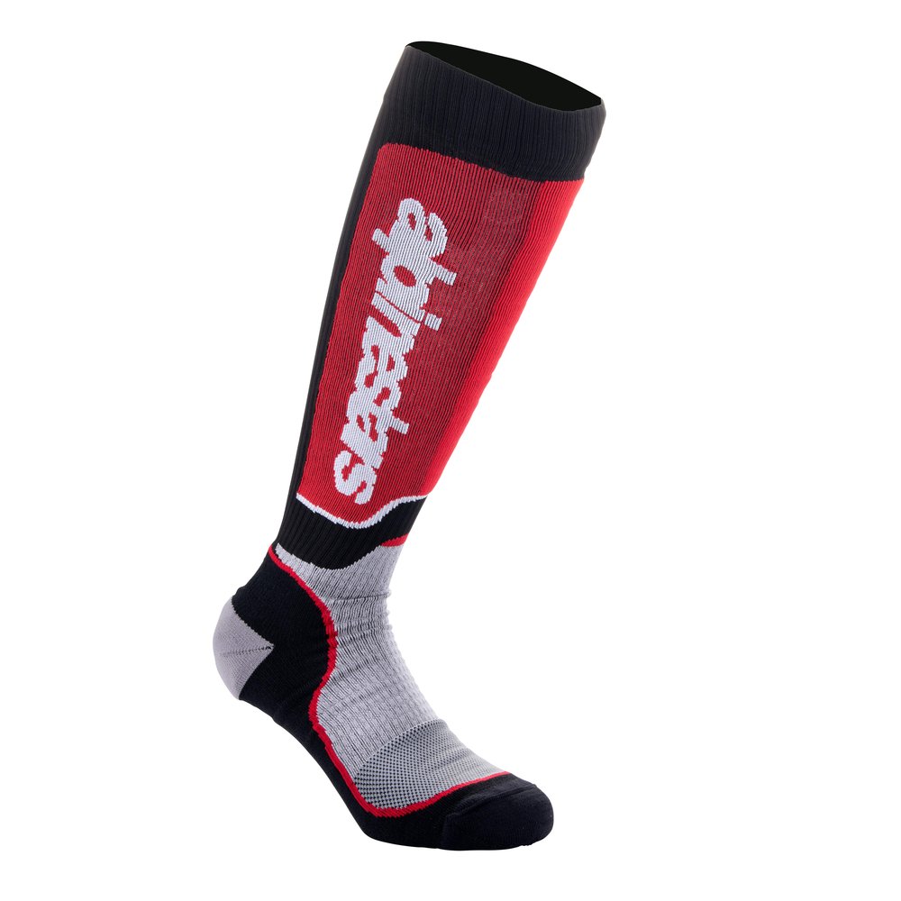 ALPINESTARS MX Plus Socken schwarz rot grau