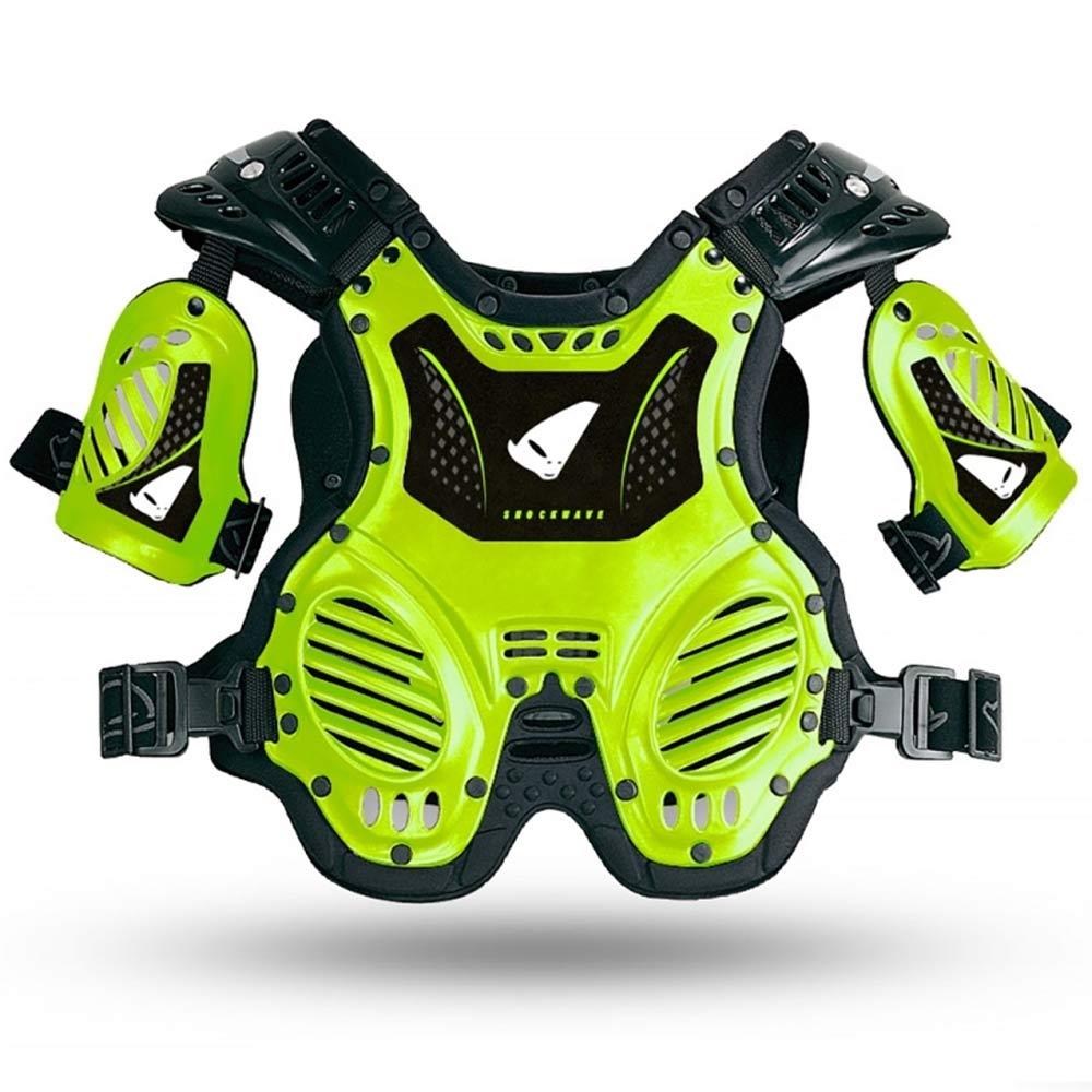 UFO Shockwave Kinder Brustpanzer (4-8 Jahre) neon gelb