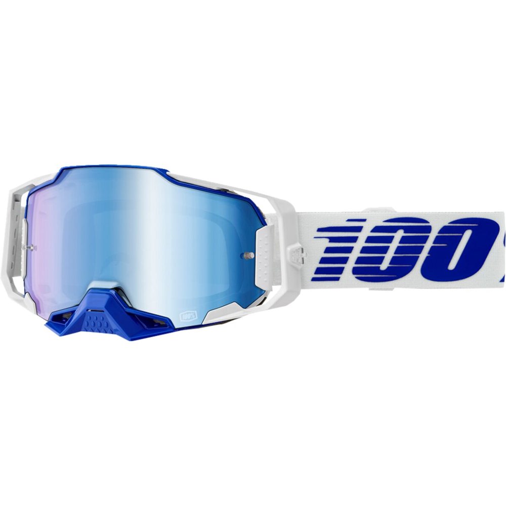 100% Armega Brille blau blau verspiegelt