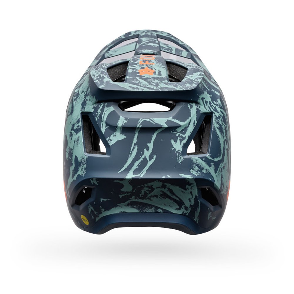 FOX YOUTH RAMPAGE IMAGE PRINT CPSC/CE Fullface MTB Helm für Kinder Dark Blau