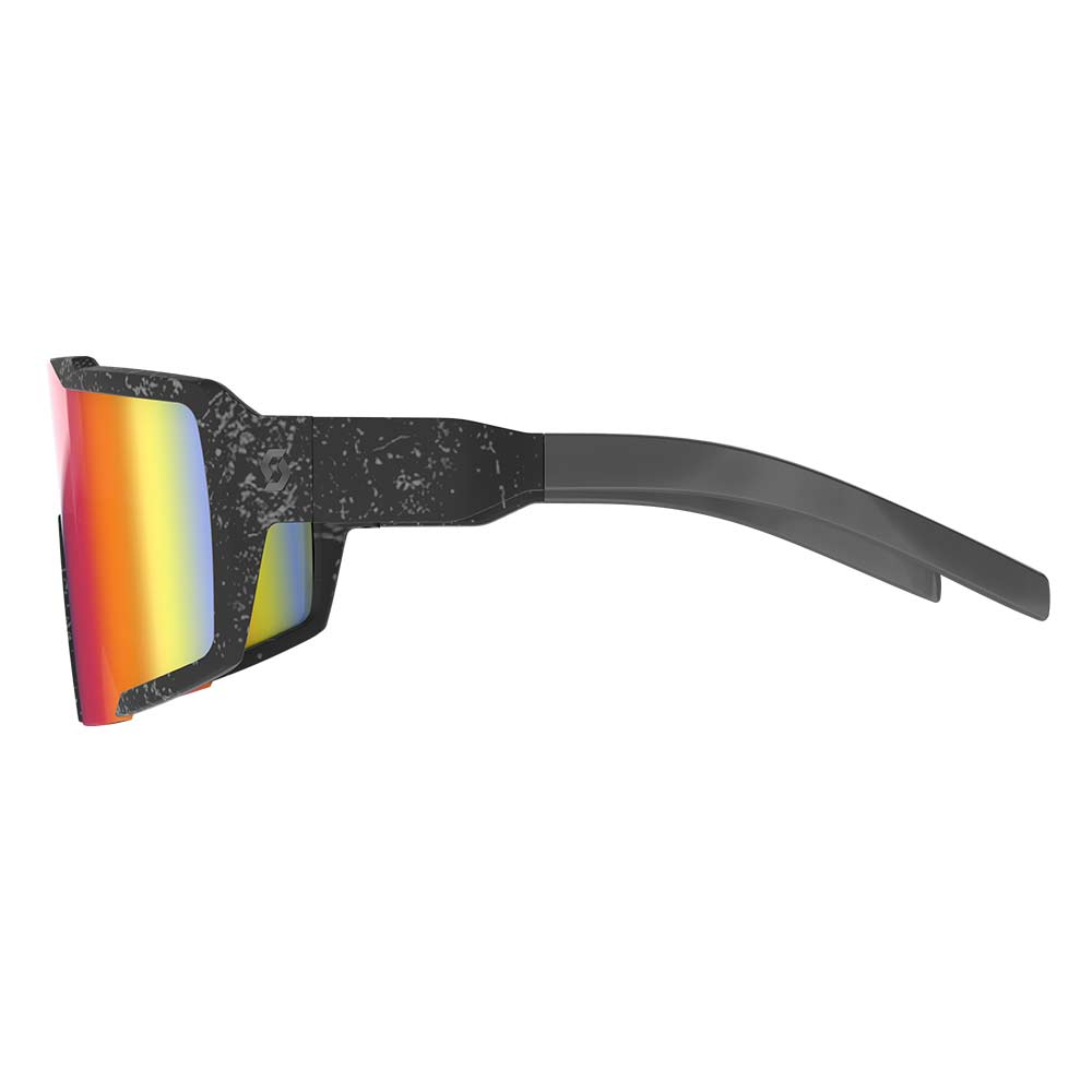 SCOTT Shield Compact Sonnenbrille marble schwarz türkis verspiegelt SCOTT Shield Compact Sonnenbrille marble schwarz türkis verspiegelt