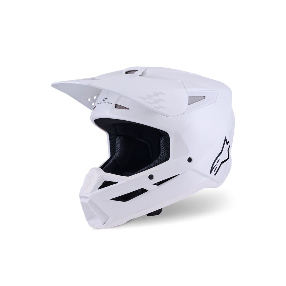 ALPINESTARS Supertech M3 Motocross Helm weiss-glossy