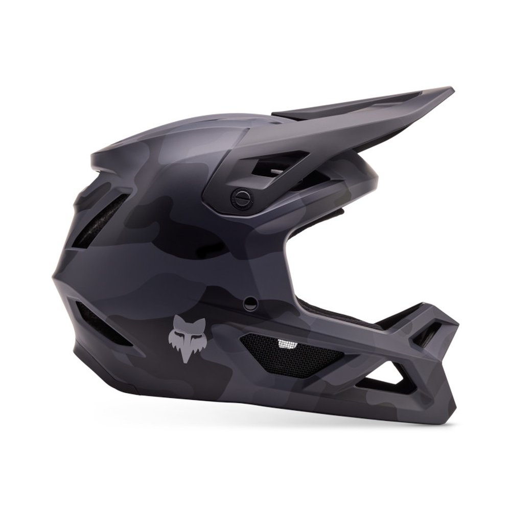 FOX YOUTH RAMPAGE CAMO Fullface MTB Helm Schwarz Camo