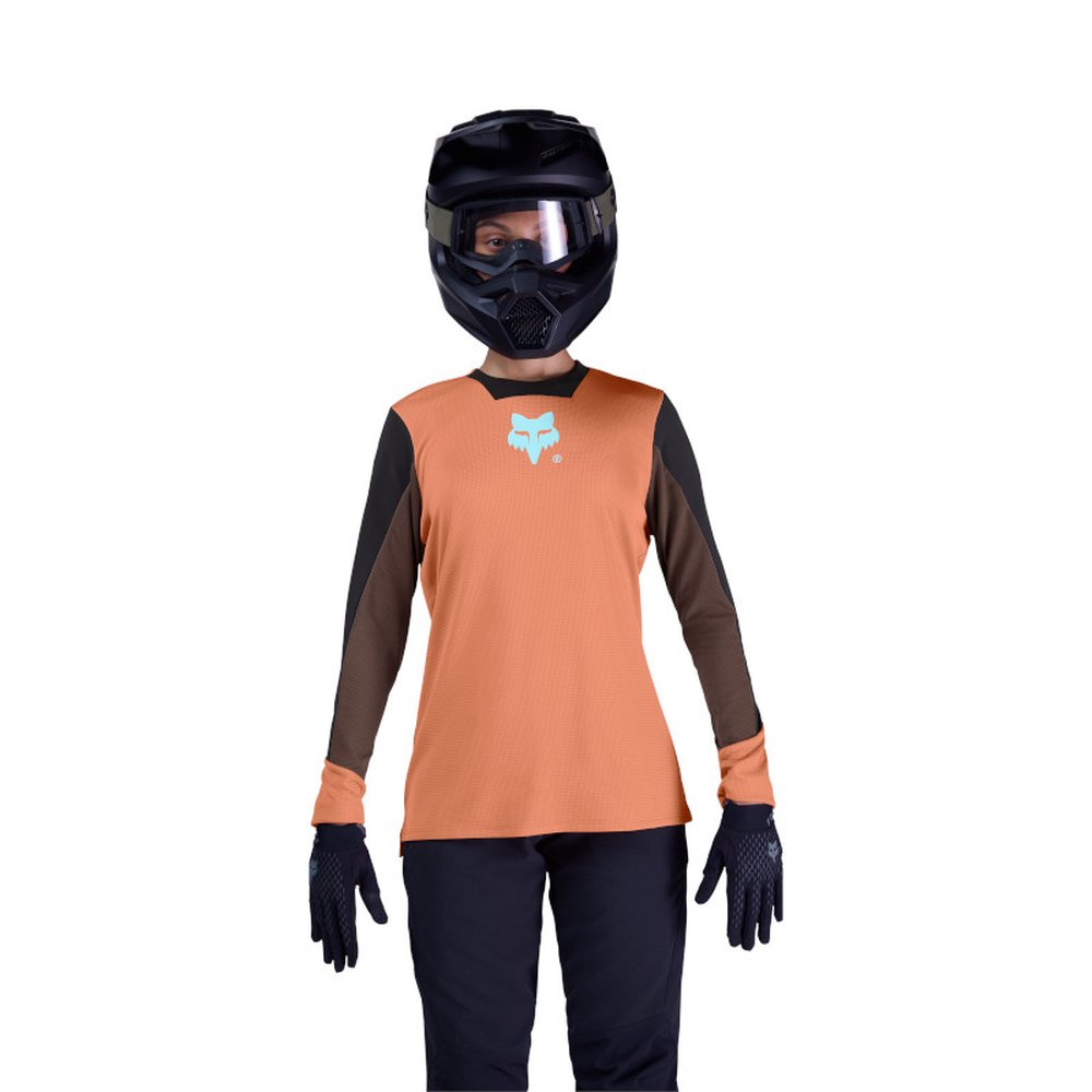 FOX W DEFEND LS JERSEY ELEVATED langärmlig für Frauen Hell/Pastel Pink