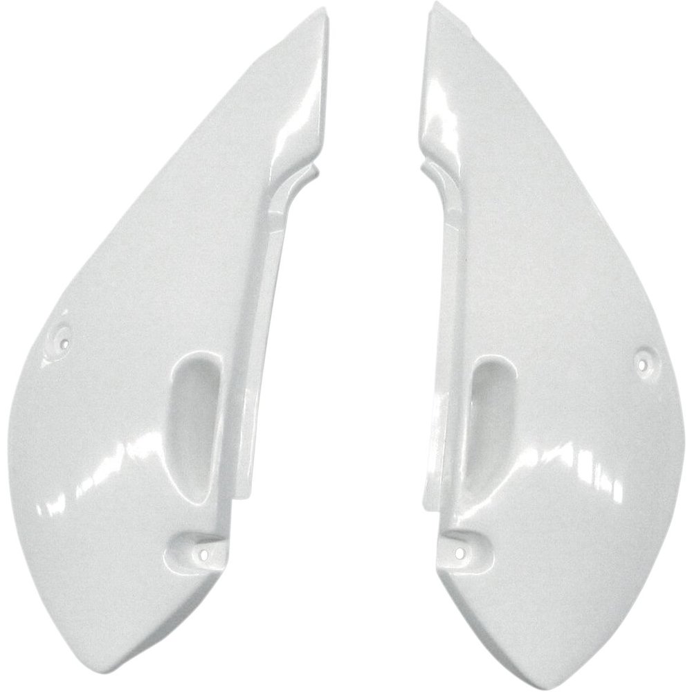 UFO Seitenteile Kawasaki/Suzuki 65 01-18 weiss