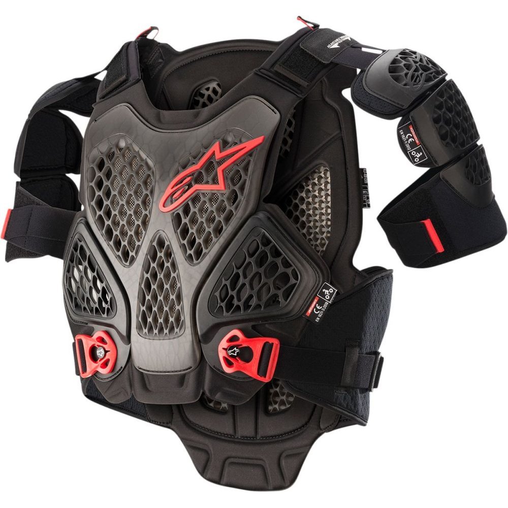 ALPINESTARS A-6 MX MTB Brustpanzer rot schwarz