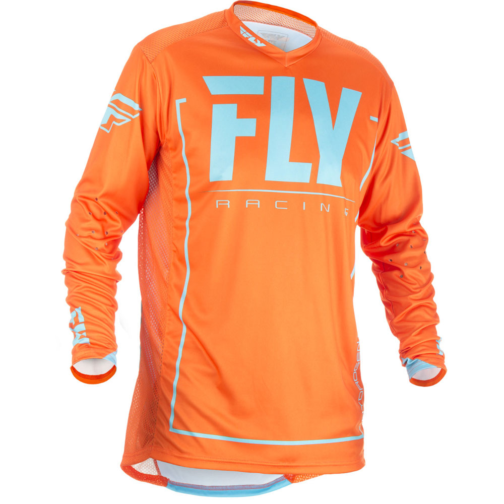 FLY Lite Hydrogen MX MTB Jersey orange blau