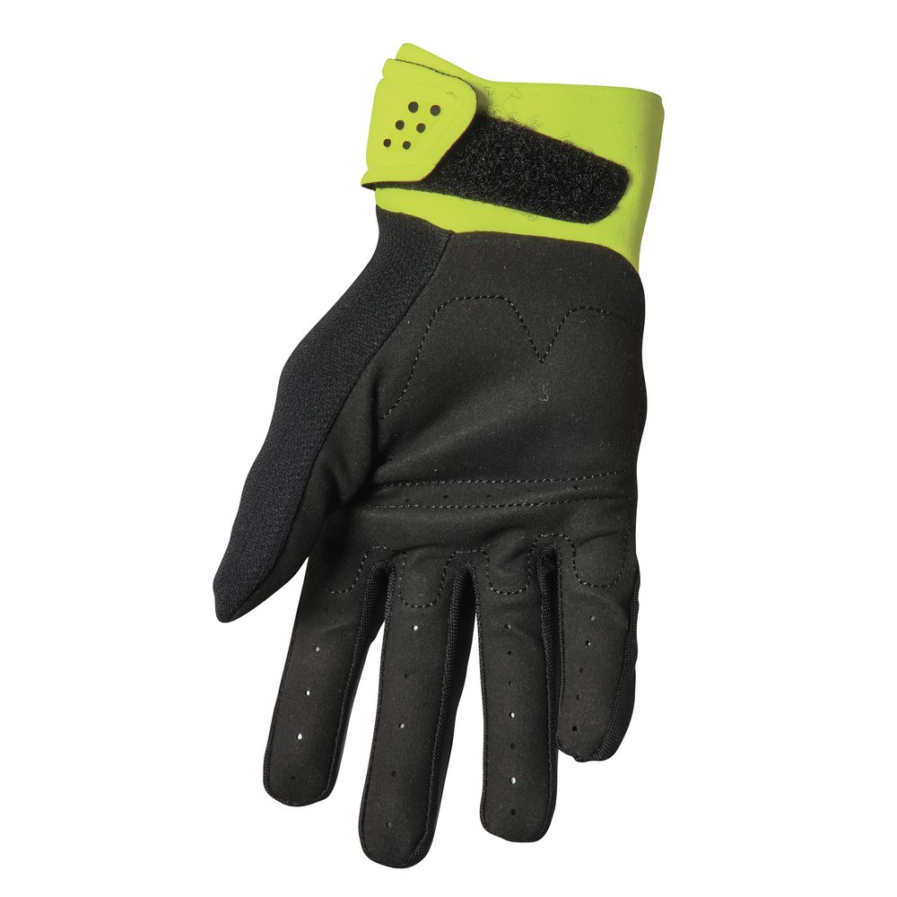 THOR Spectrum Motocross Handschuhe schwarz gelb THOR Spectrum Motocross Handschuhe schwarz gelb