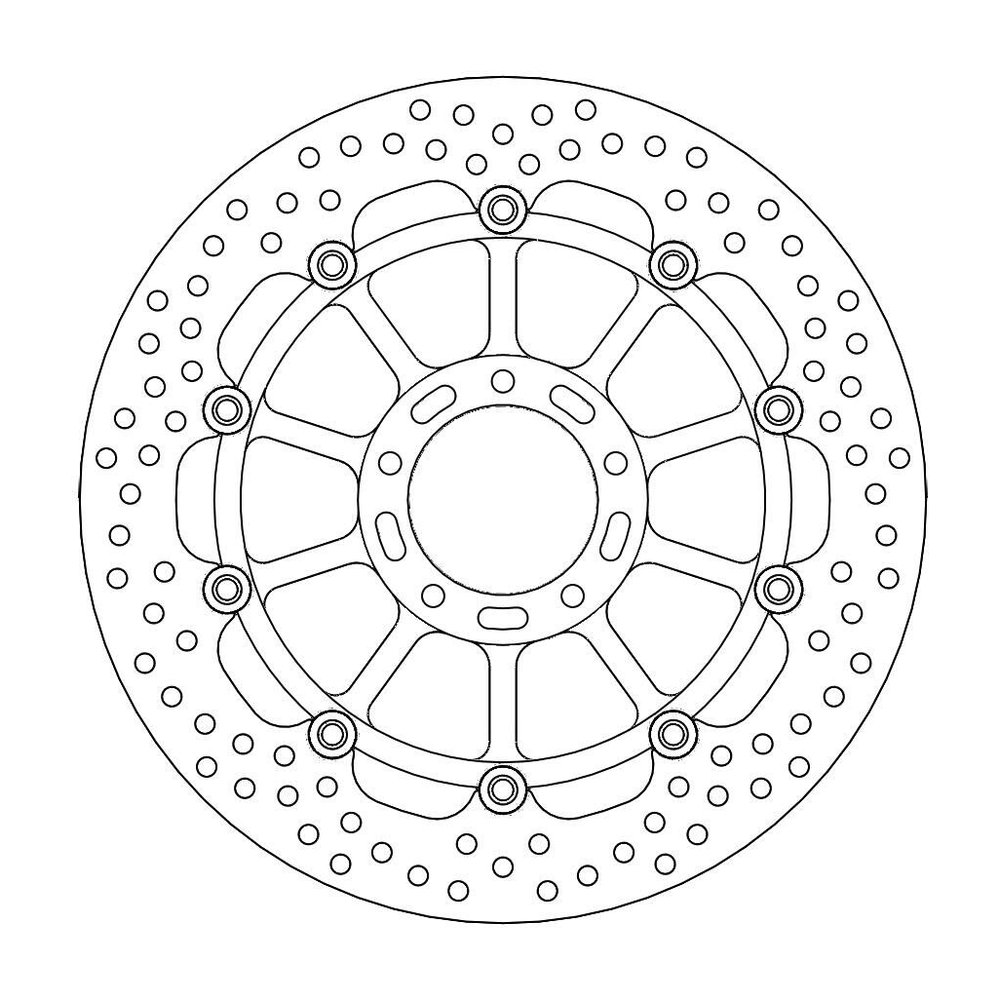 MOTO-MASTER Bremsscheibe Halo vorne