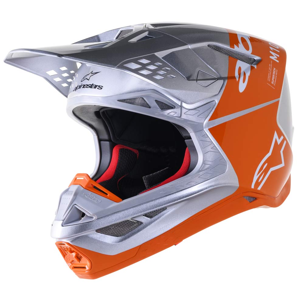 ALPINESTARS Supertech M10 Flood Motocross Helm orange