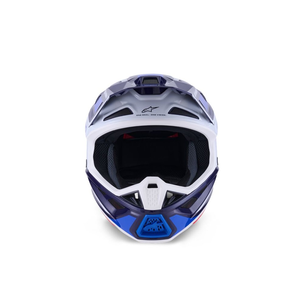 ALPINESTARS Supertech M7 Rise Motocross Helm blau/weiss