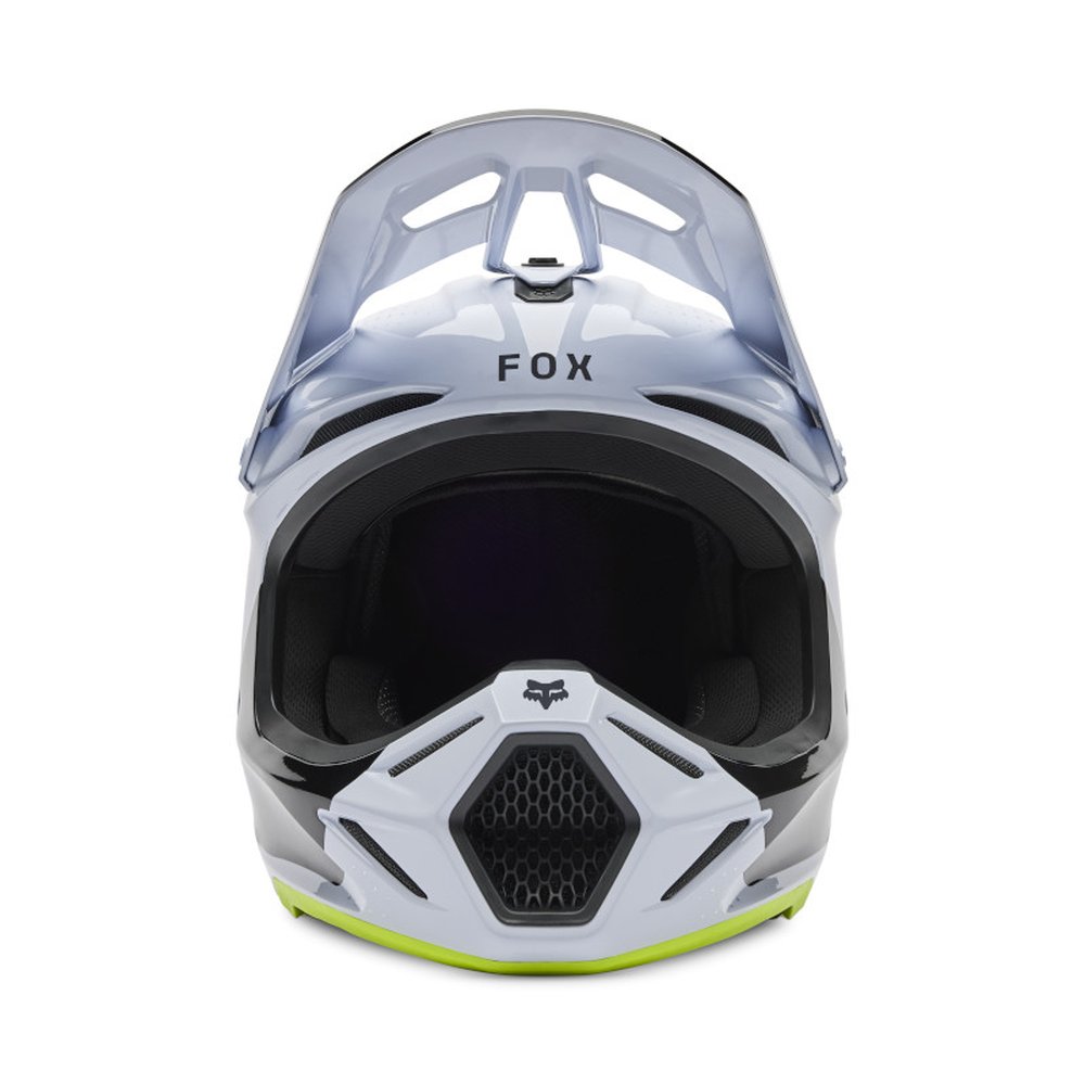 FOX V3 TINE Motocross Helm Weiss