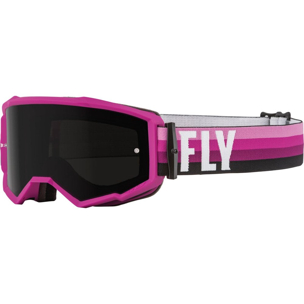FLY Zone MX MTB Brille pink schwarz smoke