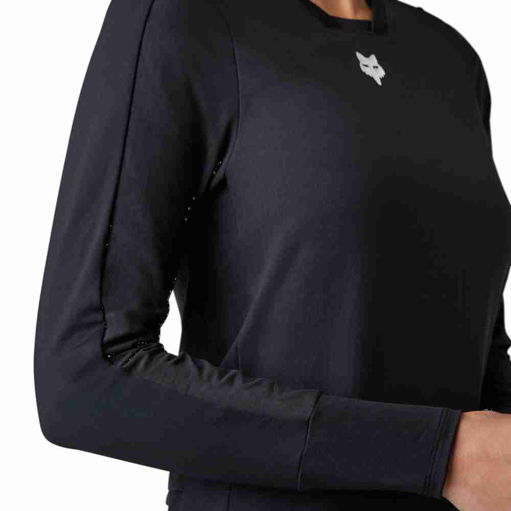 FOX WOMEN DEFEND THERMAL JERSEY Frauen Thermoshirt Schwarz