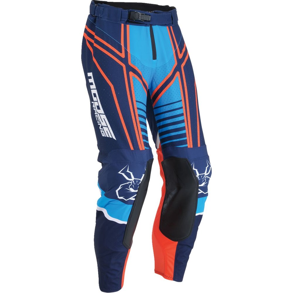 MOOSE RACING Agroid Motocross Hose blau orange