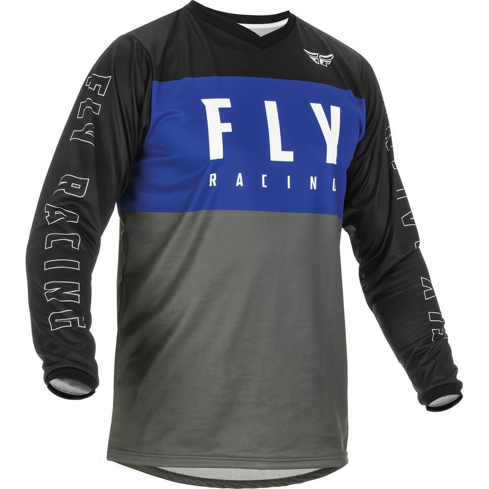 FLY F-16 Kinder MX MTB Jersey blau grau schwarz
