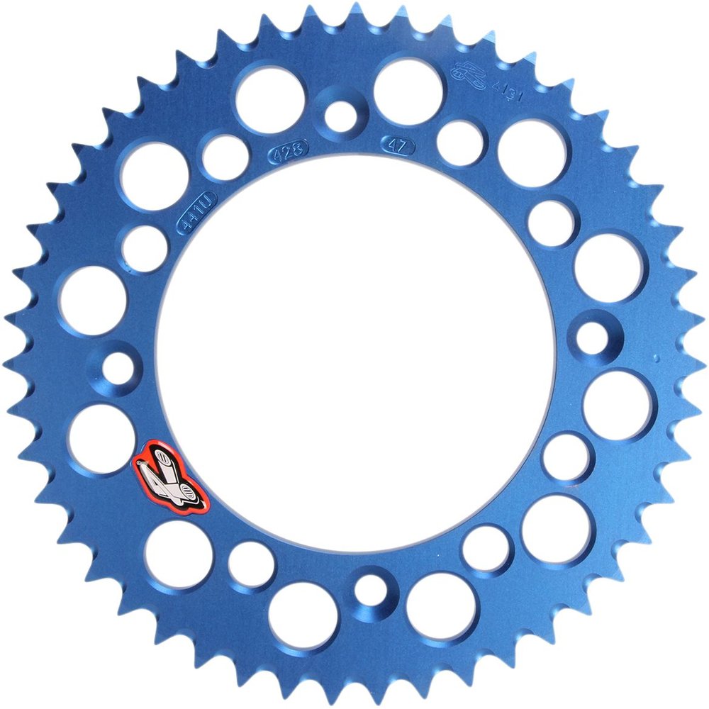 RENTHAL Hinteres Kettenrad 428 47T blau