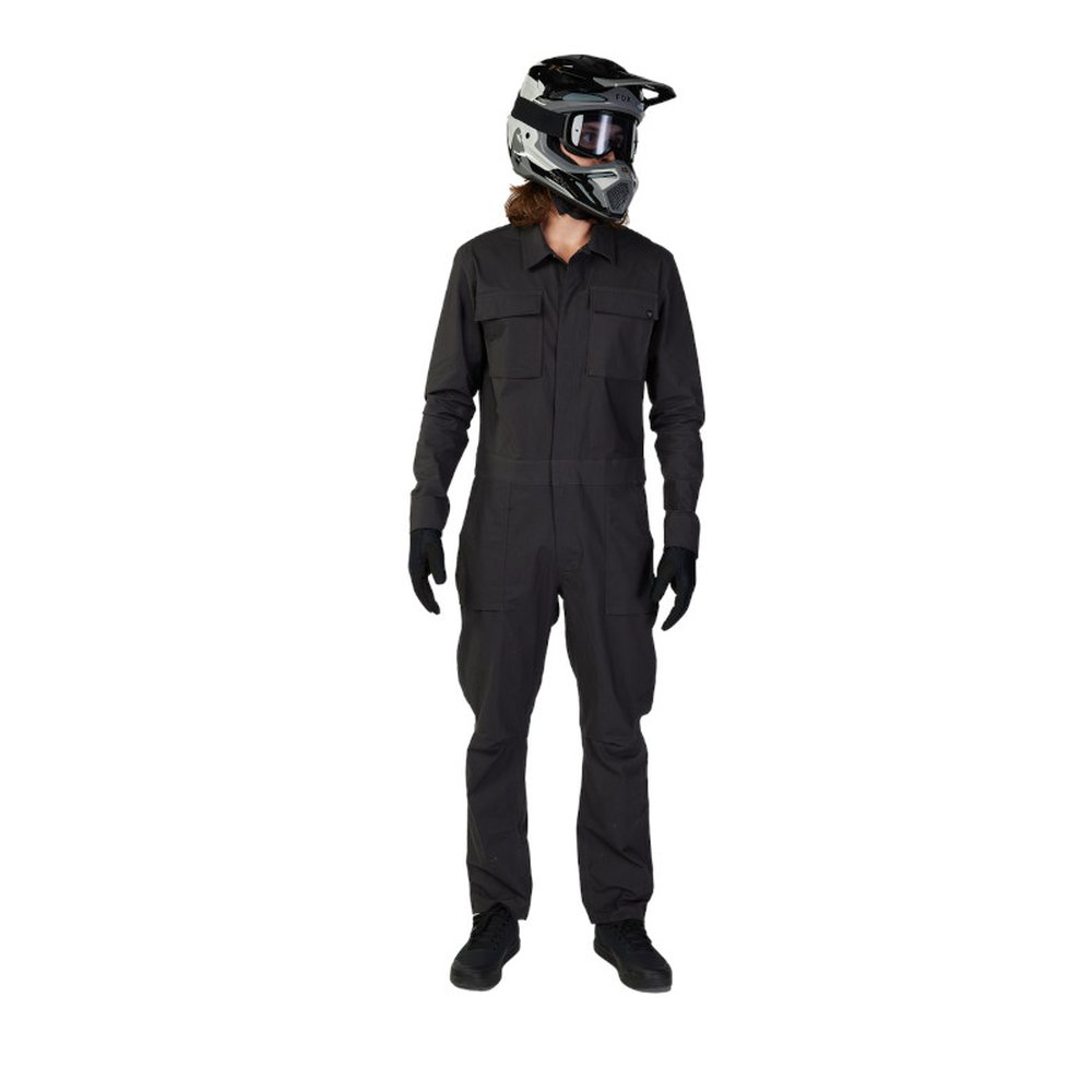 FOX DEFEND DRIVE  DUST SUIT Anzug/Overall ATV/UTV Schwarz/Grau