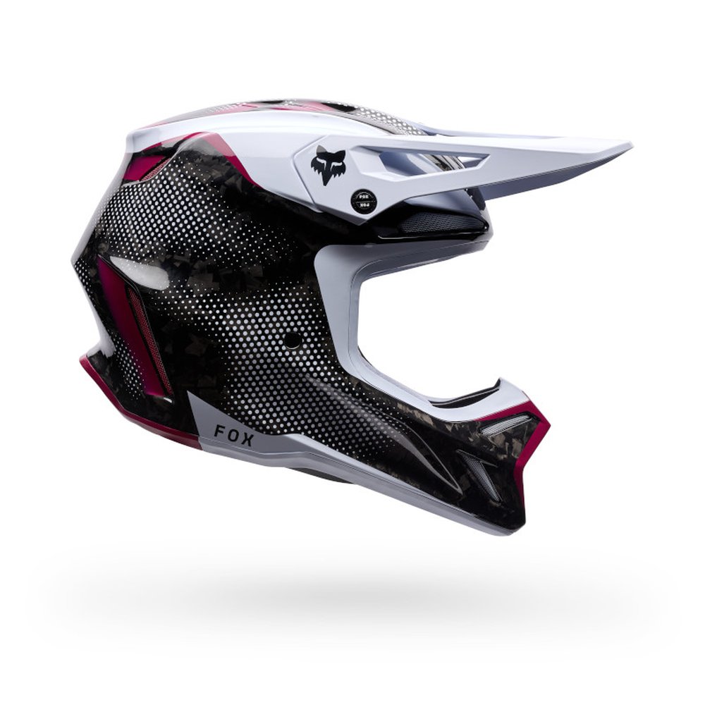 FOX V3 RS TACTILE Motocross Helm Weiss