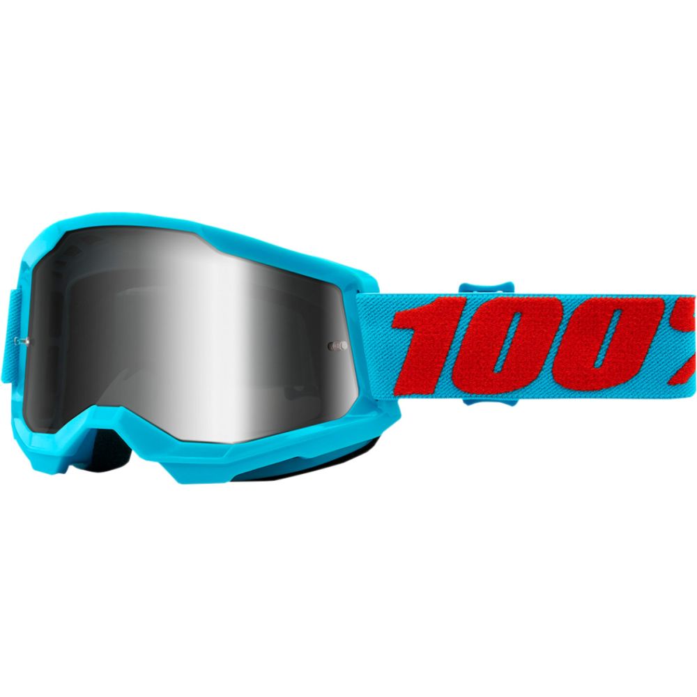 100% Strata 2 Summit MX MTB Brille silber verspiegelt
