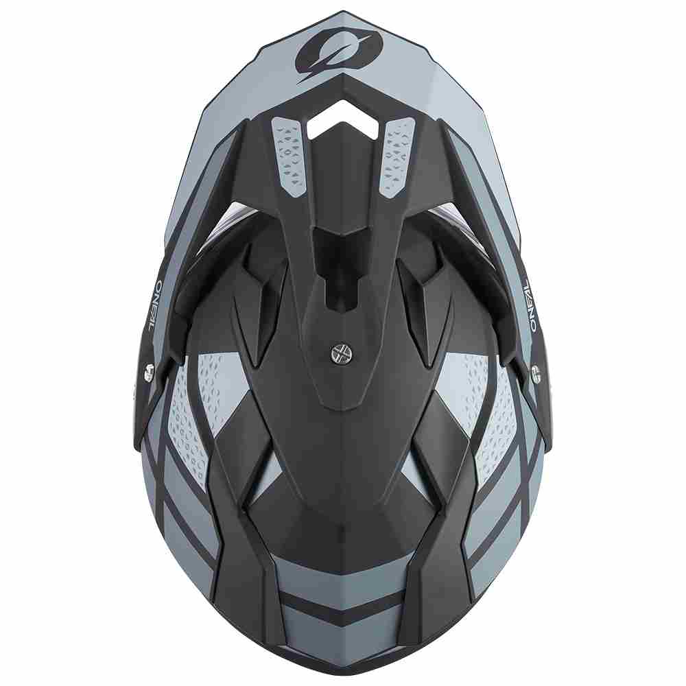 ONEAL Sierra R Enduro Motorrad Helm schwarz grau