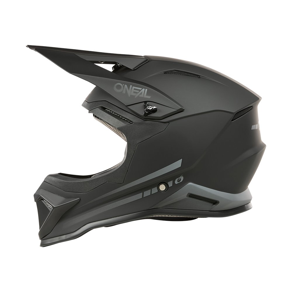 ONEAL 1SRS Youth Kinder Helm Solid schwarz