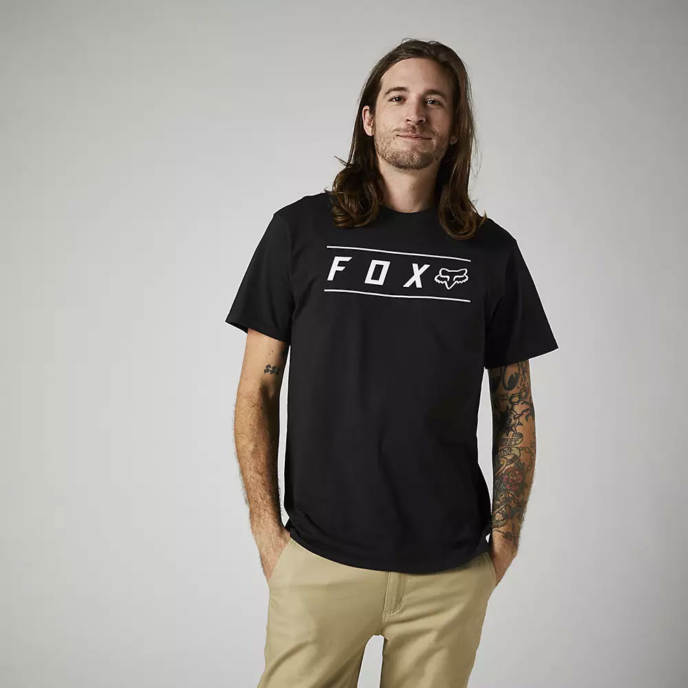 FOX Pinnacle Premium T-Shirt schwarz weiss