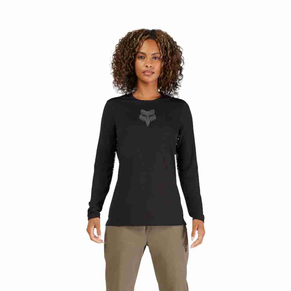 FOX WOMEN RANGER MTB FOX HEAD Jersey langärmlig Schwarz