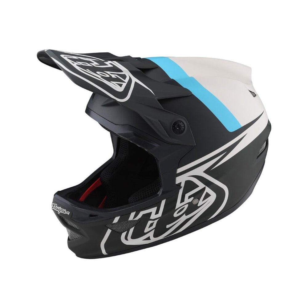 TROY LEE DESIGNS D3 Fiberlite Helm slant grün