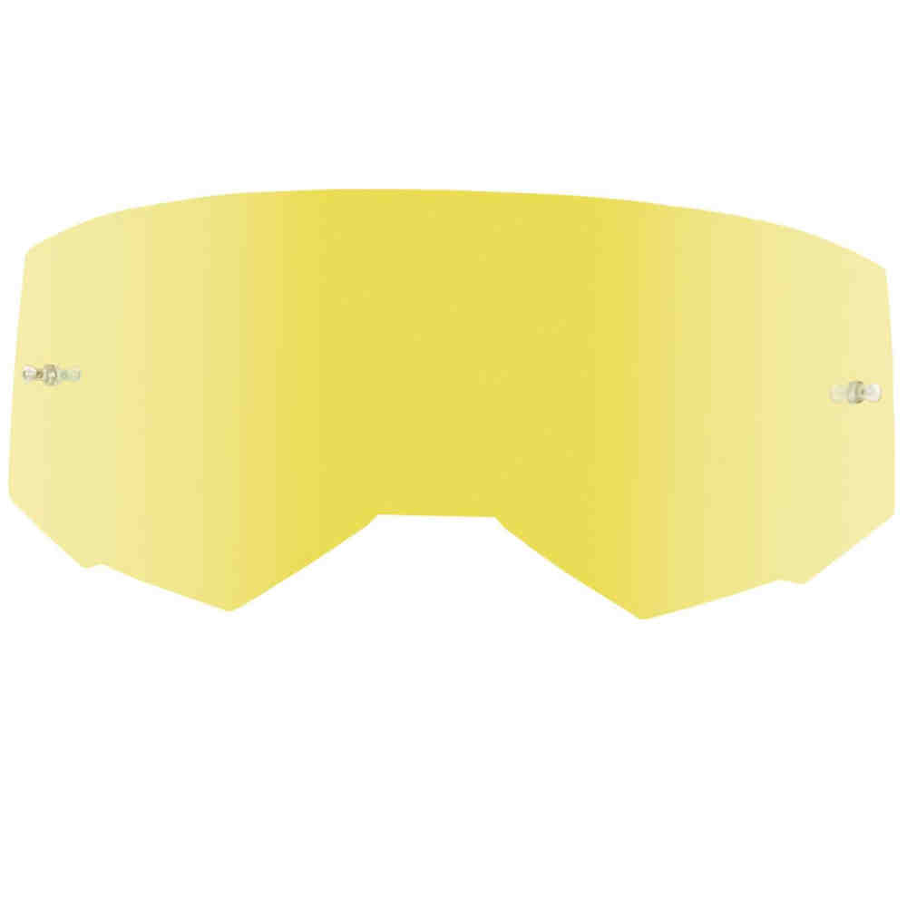 FLY Brillen Ersatzscheibe gold verspiegelt/smoke mit Pins