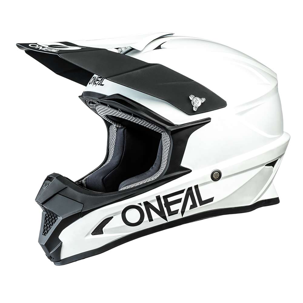 ONEAL 3SRS Solid MX Helm weiss