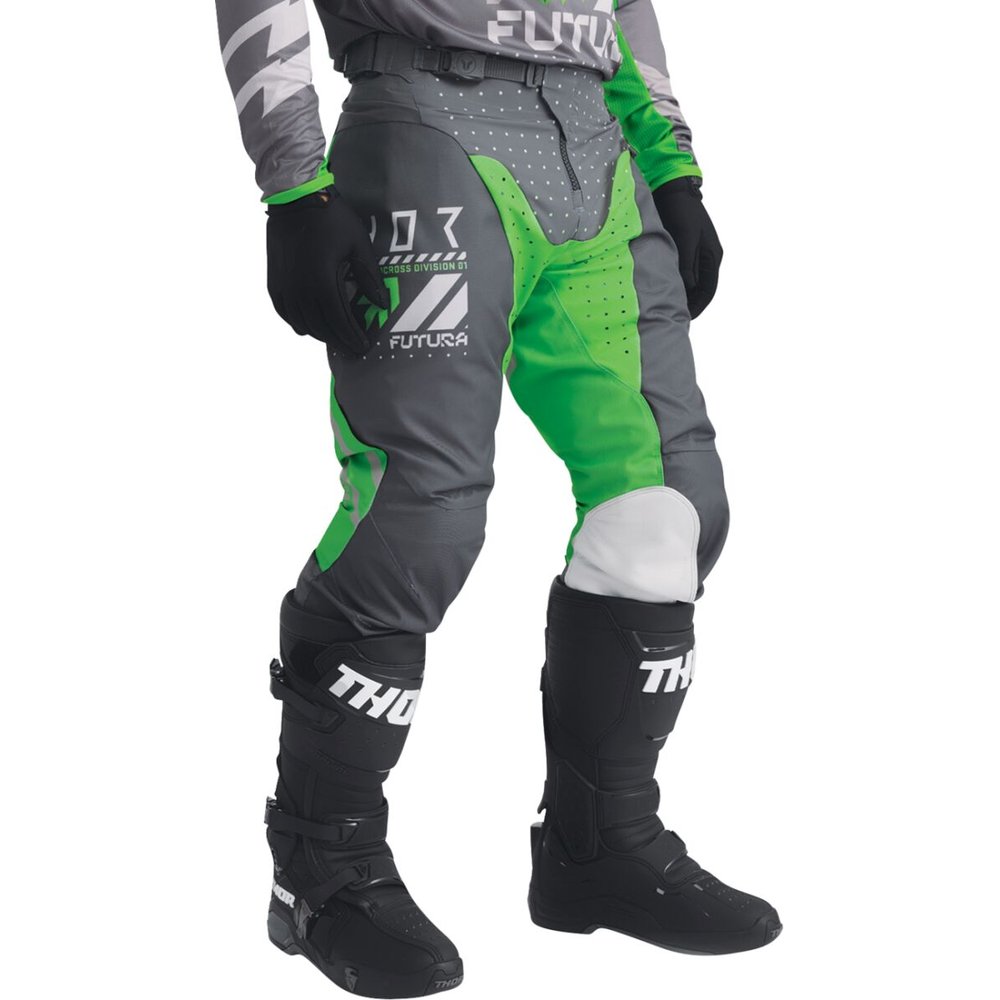 THOR Launchmode Futura Motocross Hose grau/grün