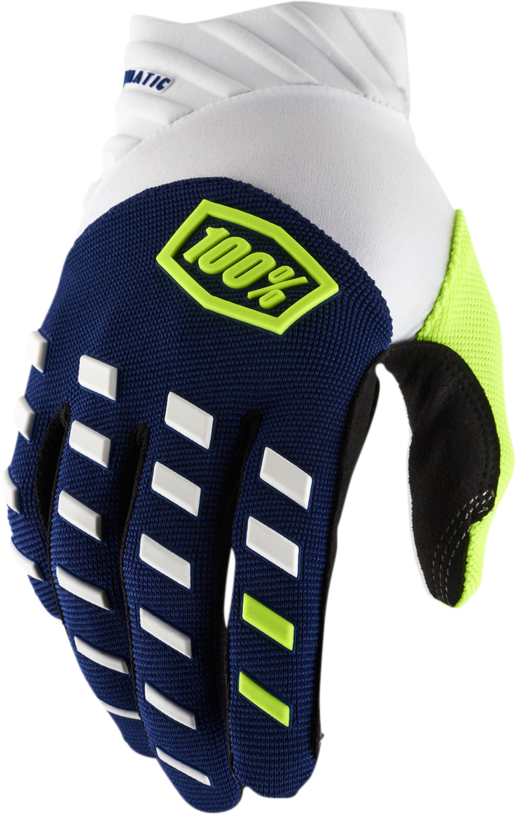 100% Airmatic Handschuhe navy weiss