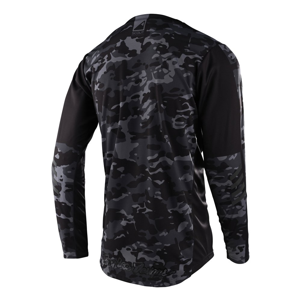 TROY LEE DESIGNS Scout GP MX MTB Jersey Recon camo schwarz