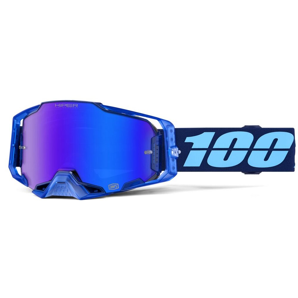 100% Armega Brille HiPER Coupe verspiegelt blau