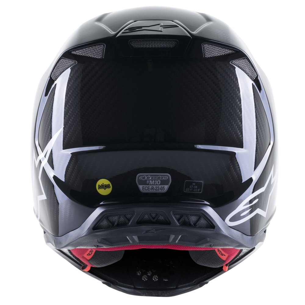 ALPINESTARS Supertech M10 Solid Carbon Motocross Helm schwarz