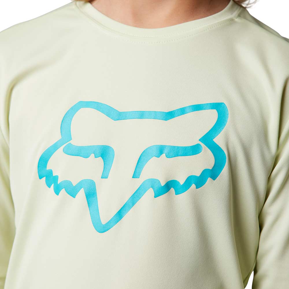 FOX Ranger Youth langärmliges MTB Jersey Kinder sea spray