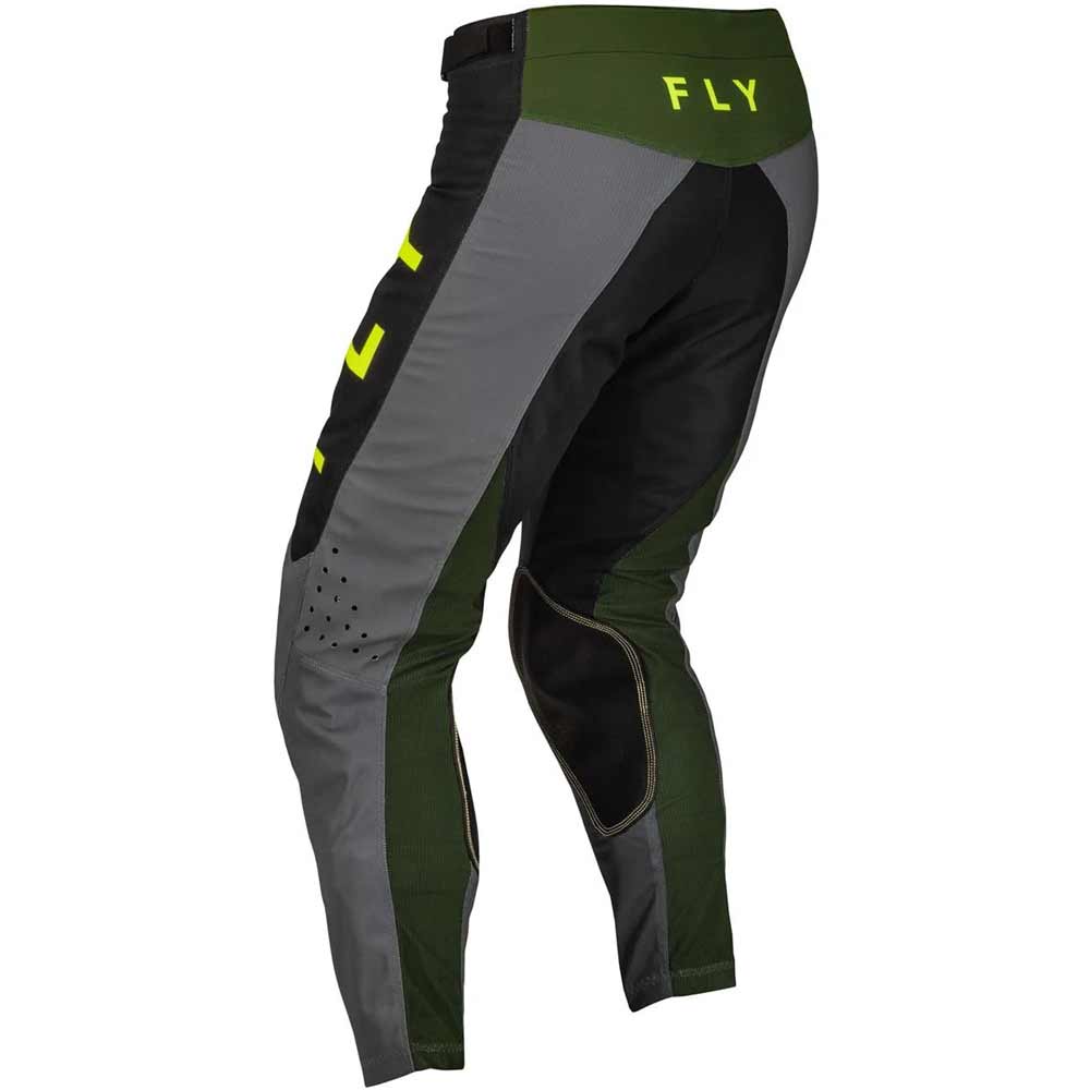 FLY Kinetic Jet Motocross Hose olive gelb FLY Kinetic Jet Motocross Hose olive gelb