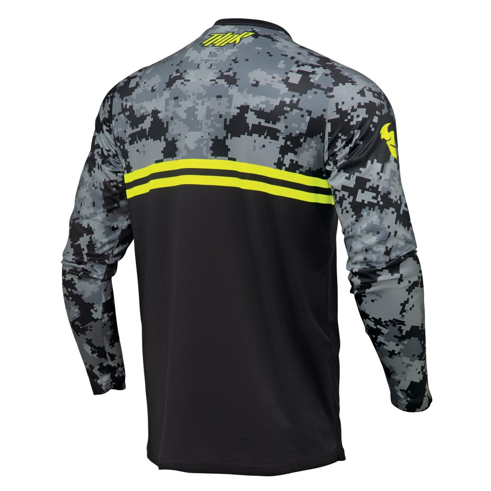 THOR Sector Digi Jersey schwarz camo THOR Sector Digi Jersey schwarz camo