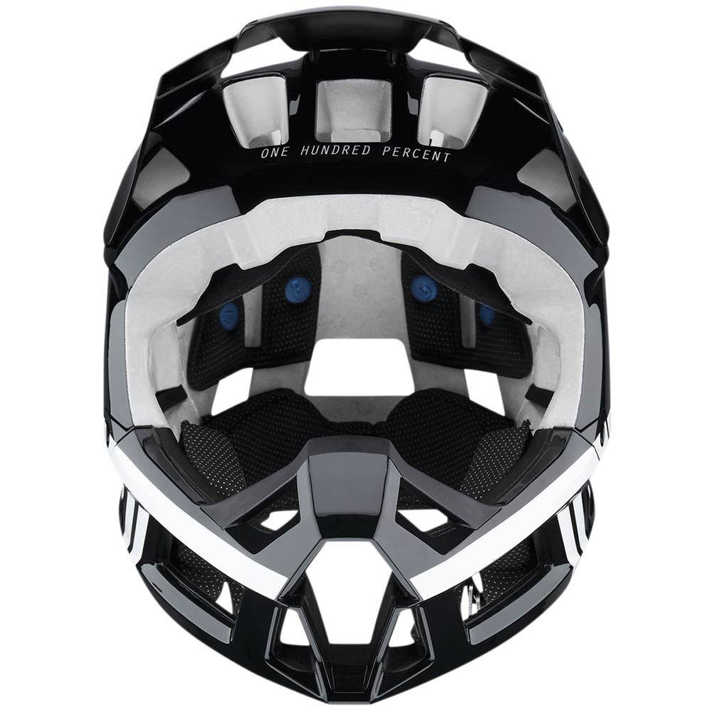 100% Trajecta MTB Helm schwarz weiss 100% Trajecta MTB Helm schwarz weiss