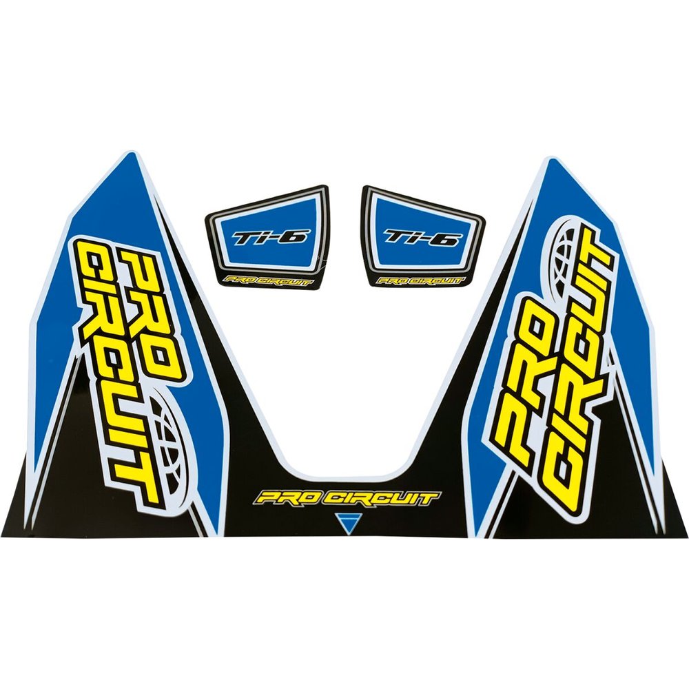 PRO CIRCUIT Ersatz-Aufkleber Ti-6 hell blau