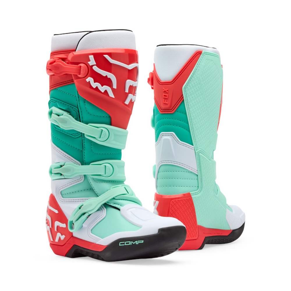 FOX WOMEN COMP BOOT Frauen Motocross Stiefel Aqua