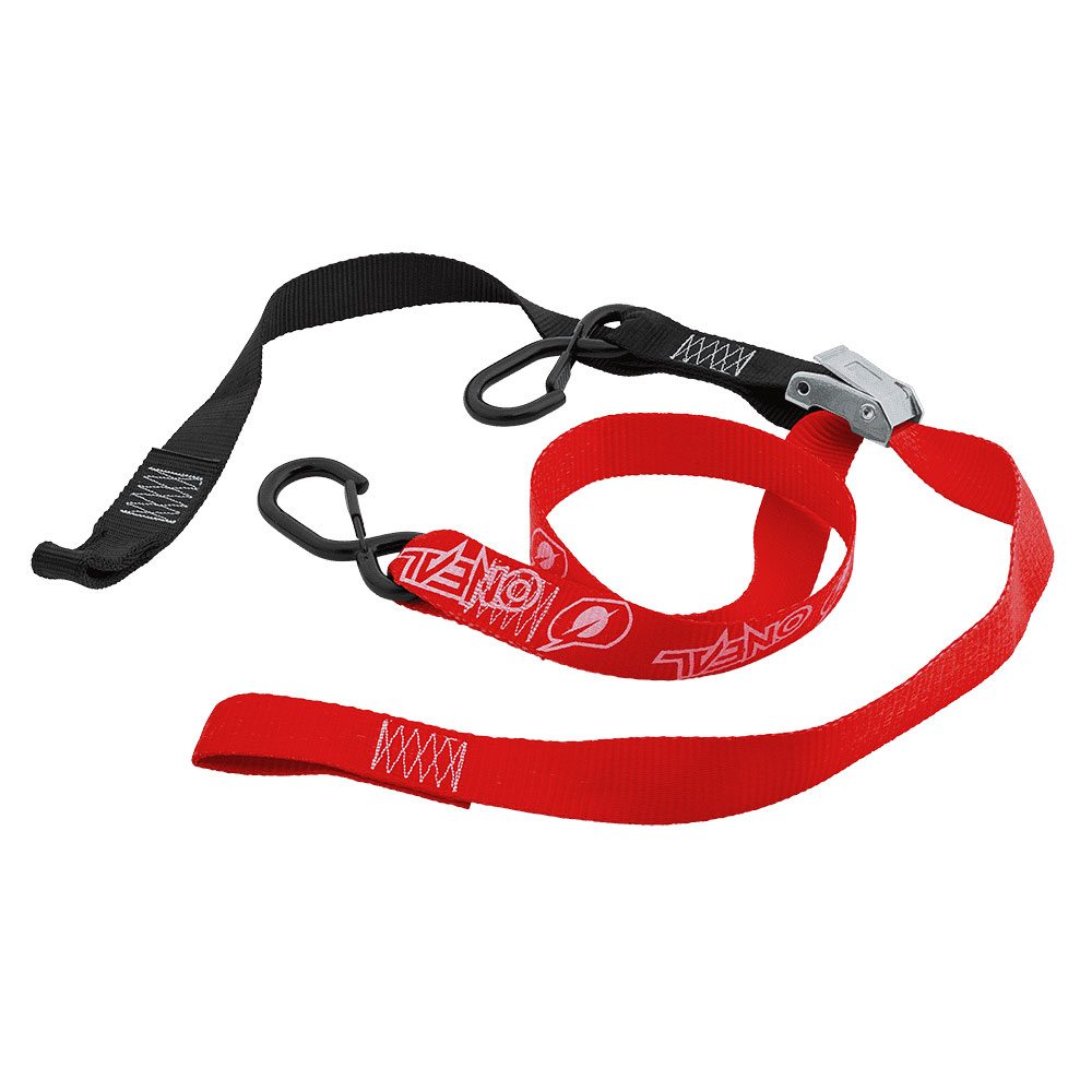 ONEAL Soft Hook Logo Spanngurte 2er Pack rot