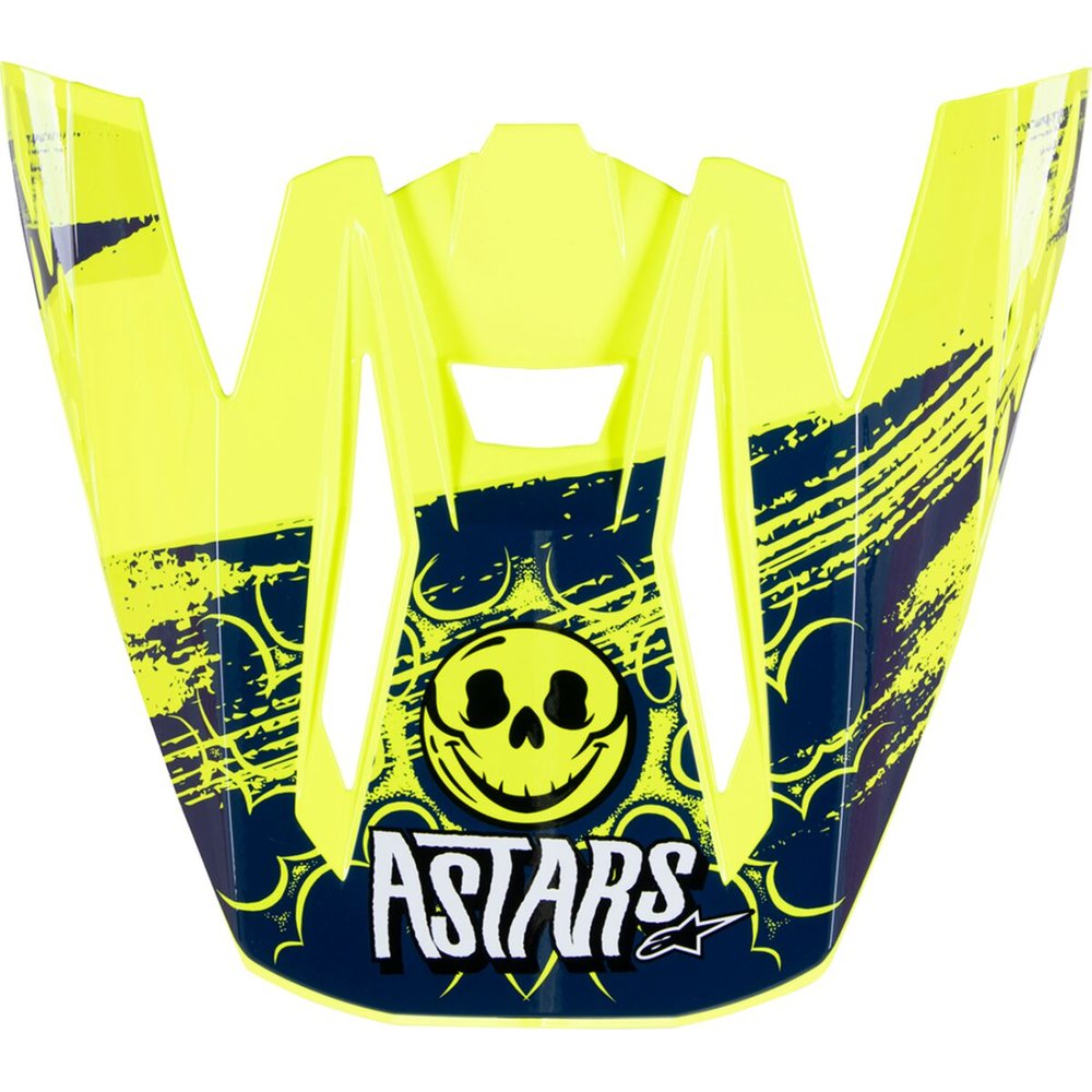 ALPINESTARS Helmschirm Supertech M5 Rash navy/gelb