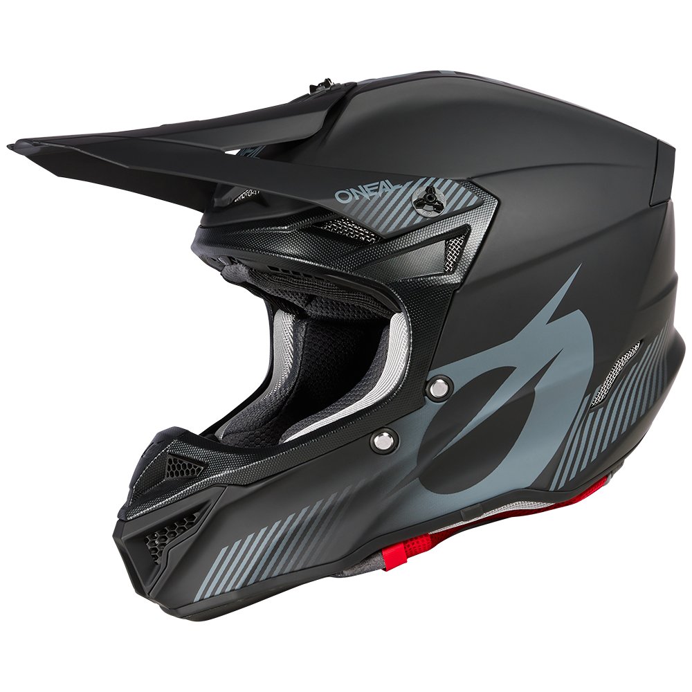 ONEAL 5 SRS Polyacrylite Motocross Helm Solid V.23 schwarz