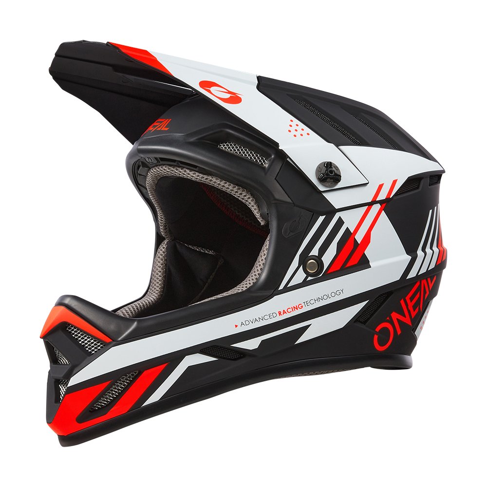 ONEAL Backflip Mtb Helm Strike V.23 schwarz rot weiss ONEAL Backflip Mtb Helm Strike V.23 schwarz rot weiss