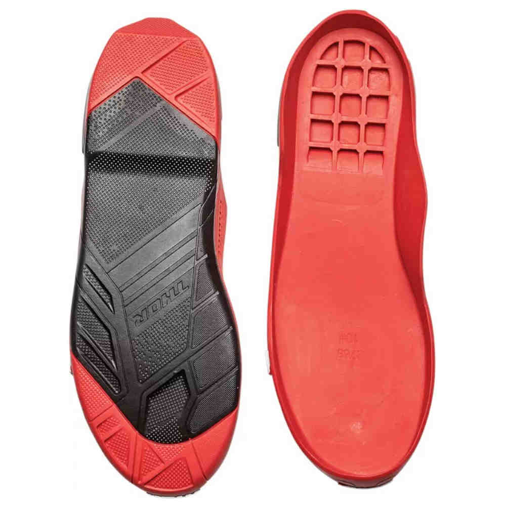 THOR Ersatz-Außensohlen Radial MX Stiefel schwarz rot THOR Ersatz-Außensohlen Radial MX Stiefel schwarz rot