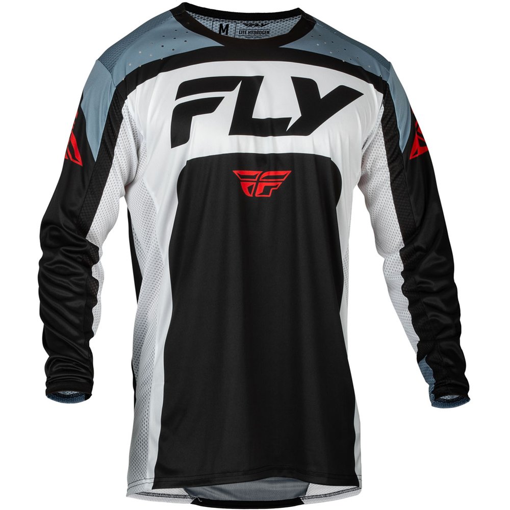 FLY Lite Jersey schwarz weiss Denim grau FLY Lite Jersey schwarz weiss Denim grau