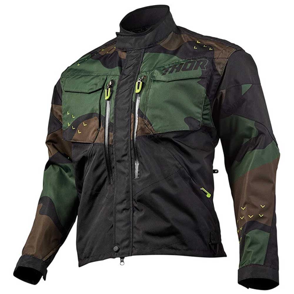 THOR Terrain Enduro Motocross Jacke camo grün THOR Terrain Enduro Motocross Jacke camo grün