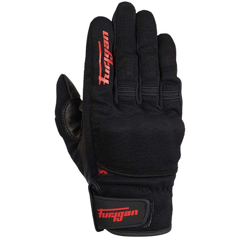 FURYGAN Jet D3O Handschuhe schwarz rot FURYGAN Jet D3O Handschuhe schwarz rot